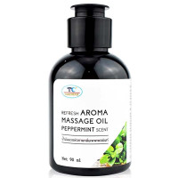 Massage Oil Aroma Body Peppermin Scent (Thaicream) - 90 Ml.