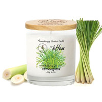 Lemongrass Aromatherapy Soy Wax Candle (H-hom) - 250g.