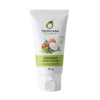 Coconut cream for hands Lemongrass & Mint (Tropicana) - 50g.