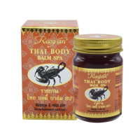 Thai red scorpion red balm (Rasyan) - 50g. Thai red scorpion red balm (Rasyan) - 50g.