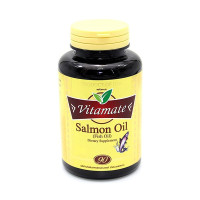 Salmon Oil 1000mg (Vitamate) - 90 Softgels.