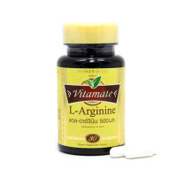 L-Arginine 500mg (Vitamate) - 30 capsules.