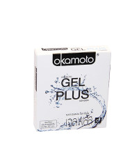 Condoms Japanese super durable GEL PLUS (Okamoto) - 2pcs.