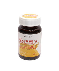 B Complex Plus Ginseng (Vistra) - 30 tablets.