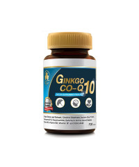 Ginkgo CO-Q10 (Clover Plus) - 30 tablets.