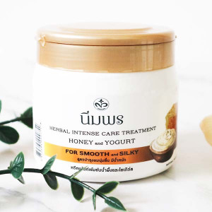 Nimporn concentrated herbal treatment with honey and yogurt for hair 200 ml.