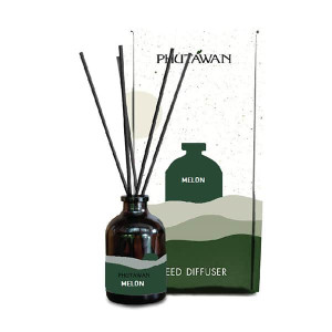 Melon Aromatherapy Reed Diffuser (Phutawan) - 50 ml. Melon Aromatherapy Reed Diffuser (Phutawan) - 50 ml.