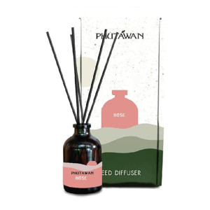 Rose Aromatherapy Reed Diffuser (Phutawan) - 50 ml. Rose Aromatherapy Reed Diffuser (Phutawan) - 50 ml.