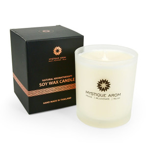 Rose - Natural Aromatherapy Soy Wax Candle (Mistique Arom) - 190g. Rose - Natural Aromatherapy Soy Wax Candle (Mistique Arom) - 190g.