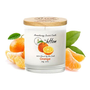 Orange Aromatherapy Soy Wax Candle (H-hom) - 250g. Orange Aromatherapy Soy Wax Candle (H-hom) - 250g.