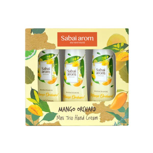 Mango Orchard Hand Cream Mini Trio Set (Sabai Arom) 30 g. x 3 pcs. Mango Orchard Hand Cream Mini Trio Set (Sabai Arom) 30 g. x 3 pcs.