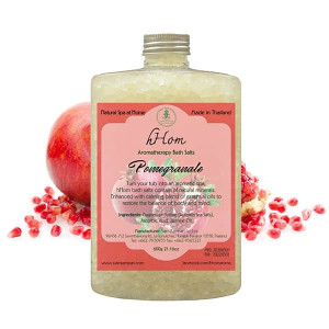 Aromatherapy salt soak Pomegranate scent (H-Hom) - 600g. Aromatherapy salt soak Pomegranate scent (H-Hom) - 600g.