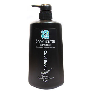 Shower Cream Monogatari for Men Cool Sport (Shokubutsu) - 400ml. Shower Cream Monogatari for Men Cool Sport (Shokubutsu) - 400ml.