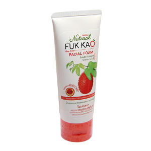 Natural FUK KAO Gac Fruit facial foam Soluble Collagen Vitamin C&E (Mistine) - 80 g. Natural FUK KAO Gac Fruit facial foam Soluble Collagen Vitamin C&E (Mistine) - 80 g.