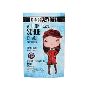 Scrub for face and body with collagen and coenzyme Q10 (ISAON) - 10g. Scrub for face and body with collagen and coenzyme Q10 (ISAON) - 10g.