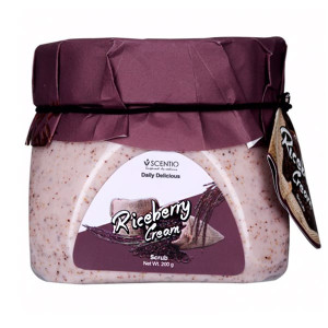 Riceberry cream Salt Scrub (SCENTIO) - 200ml.