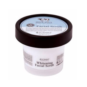 Milk Plus Whitening Q10 Facial Scrub (Scentio) - 100g. Milk Plus Whitening Q10 Facial Scrub (Scentio) - 100g.