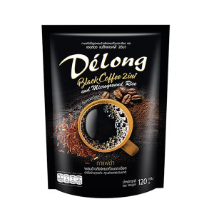 Black Coffee 2in1 and Micro-ground Rice (Delong) - 120 g. Black Coffee 2in1 and Micro-ground Rice (Delong) - 120 g.