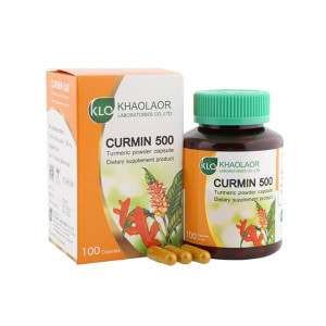 Phytopreparation capsules with CURMIN 500+ (Khaolaor) - 100 capsules. Phytopreparation capsules with CURMIN 500+ (Khaolaor) - 100 capsules.