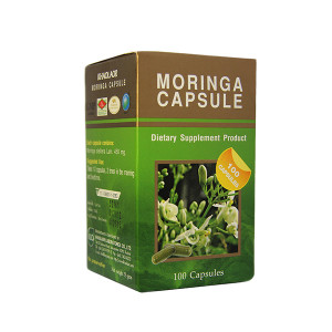 Moringa phytopreparation in capsules (Khaolaor) - 100 capsules.