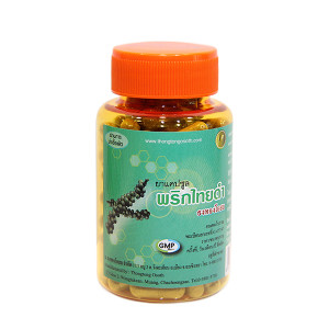 Phytopreparation Black pepper from the jungle (Thongtong Brand) - 100 capsules. Phytopreparation Black pepper from the jungle (Thongtong Brand) - 100 capsules.