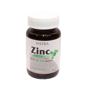 Zinc Natural Extract 15mg (Vistra) - 45 capsules. Zinc Natural Extract 15mg (Vistra) - 45 capsules.