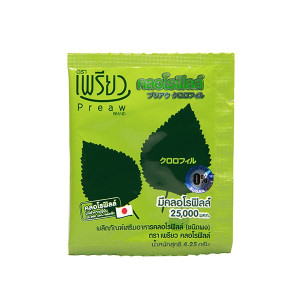 Detox with chlorophyll (Preaw Brand) - 4.25 g. Detox with chlorophyll (Preaw Brand) - 4.25 g.
