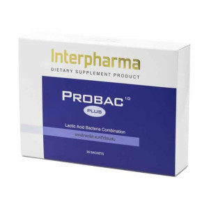Probac 10 plus is a complete synbiotic formulation (Interpharma) - 30 sachets. Probac 10 plus is a complete synbiotic formulation (Interpharma) - 30 sachets.