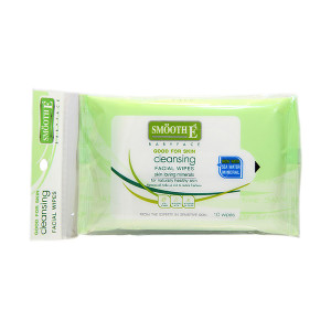 Cleansing Facial BabyFace good for skin Wipes (Smooth-E) - 10pcs. Cleansing Facial BabyFace good for skin Wipes (Smooth-E) - 10pcs.