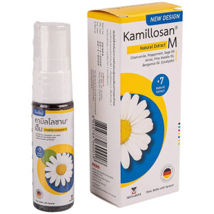 Kamillonsan m Spray Kamillonsan m Spray Oral and Throat Care Product, Size 15ml.