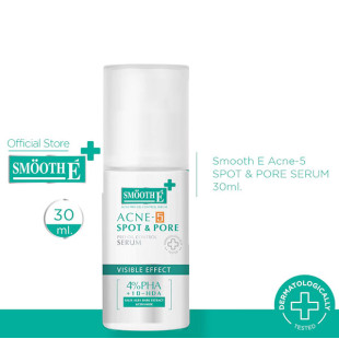 Smooth E Acne-5 SPOT & PORE SERUM 30 ml.