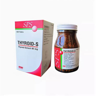 THYROID S 60 mg - (Sriprasit Pharmacy) - 500 tablets.