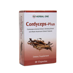 Cordyceps Capsules Plus + (Herbal One) - 30pcs.