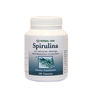 Phytopreparation Spirulina algae (Herbal One) - 100 capsules.