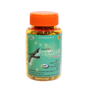 Phytopreparation Black pepper from the jungle (Thongtong Brand) - 100 capsules.