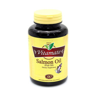 Salmon Oil 1000mg (Vitamate) - 90 Softgels.