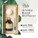 Vanilla Aromatherapy Reed Diffuser (Pinto Natural) -  50 ml.