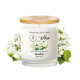 Jasmine Aromatherapy Soy Wax Candle (H-hom) - 250g.