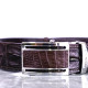 Crocodile belt one bone brown male (TAN SIN) - 1.5 inch